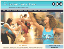 Tablet Screenshot of letyouryogadance.com